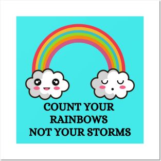 Count Your Rainbows Posters and Art